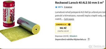 Izolace Rockwool Lamello Mat