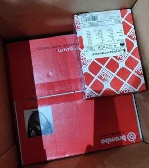 Zadní brzdy Brembo+ desky febi billstein Octavia A3 Golf Leo