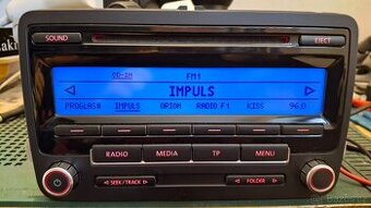 Autorádio VW RCD310 - Originál + PIN, funkční