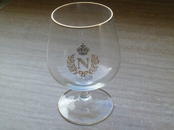 Sada skleniček- napoleonky, české sklo