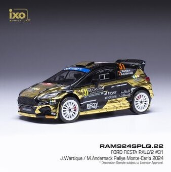 Modely Ford Rallye 1:43 IXO