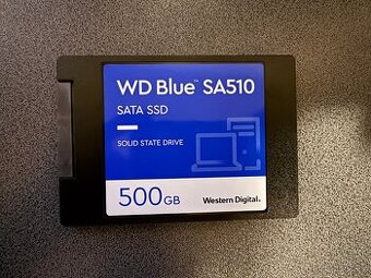 SSD WD Blue SA510 500GB SATA – 99% zdraví, velmi dobrý stav