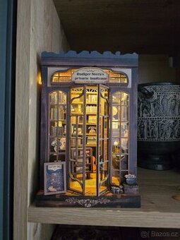 2. Dřevěná dekorace book nook - 1