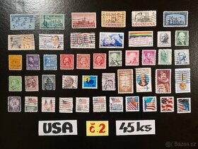 poštovní známky / USA  č.2  45ks