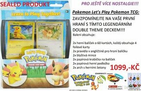 TCG Pokémon originál zabalené produkty + DÁREK
