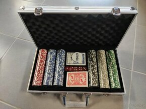 -NOVÝ- Poker set 300 žetonů v alu kufru - 1