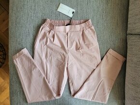 Nové dámské růžové kalhoty zn. Bershka, vel. XS - 1