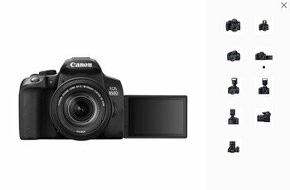 Prodám Canon EOS APS-C 850D + 3x objektivy + další p