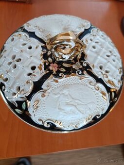 Starožitná porcelánová cukřenka Itálie