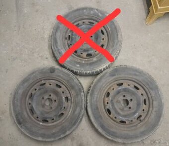 Plechový disk 14" 5x100 Fabia 1