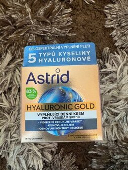 Astrid Hyaluronic Gold denní krém proti vráskám SPF 10 50ml