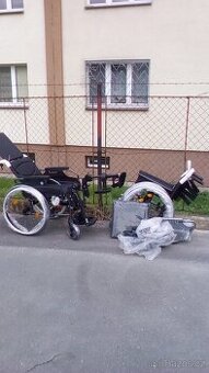 INVALIDNÍ VOZÍK-43 nebo 46 CM,POLOHOVACÍ 90°-ZASÍLÁM PO ČR