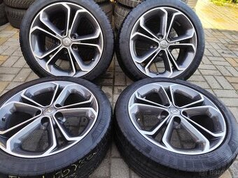 ALU 5x110 r17 OPEL + LETNÍ PNEU - PĚKNÁ SADA