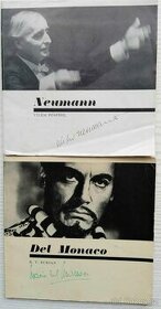 NEUMANN, DEL MONACO - DESKY - AUTOGRAMY