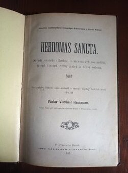 Václav Vlastimil Hausmann - Herdomas Sancta 1886 - 1