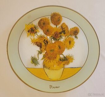 Dekorační talíř - Vincent van Gogh - Slunečnice