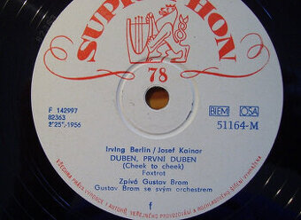 EP deska G.Brom, J.Veselá 1956-Duben,Harfy v nebi/42/