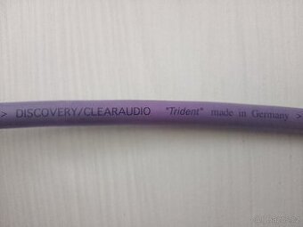 Prodám signàlové kabely Clearaudio Trident 0,5m - 1