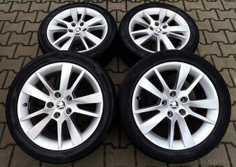 Alu kola originál Škoda Octavia III 5x112 R17 Trius
