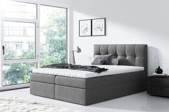 Boxspring John 2 barvy 160/ 180x200cm Nový