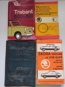 Příručky k veteránům Škoda 100,1000MB,110R,440 Spartak