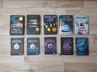 Knihy jako Dívka ve vlaku, Do vody, atd.