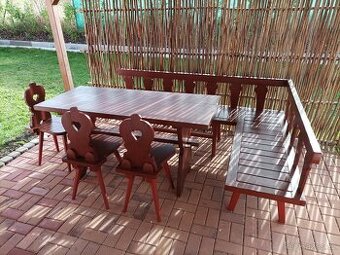 Lavice a židle na zahradu nebo na chatu