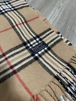 Šála Burberry - světle hnědá