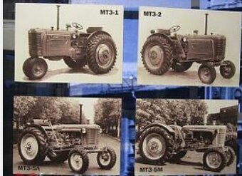 Vzácný exemplář  z roku 1952 Retro MTZ Bělorus