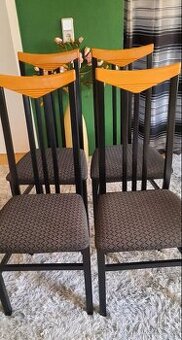Židle jídelní masivní - 4 ks