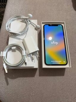 IPhone X 256 GB, velmi dobrý stav, vše funkční, baterie 73%