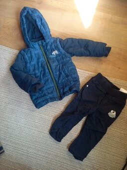 Zateplená bunda a zateplené kalhoty 74