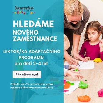 Lektorka adaptačního programu pro děti před nástupem do MŠ O