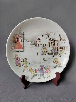 Porcelánový vánoční talíř od manufaktury Arzberg (26cm)
