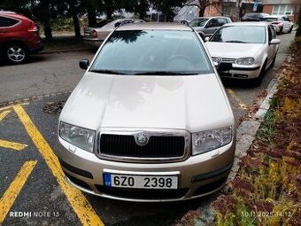 Škoda Fabia Combi  I. 1,2 HTP, 1 majitel, servisní knížka