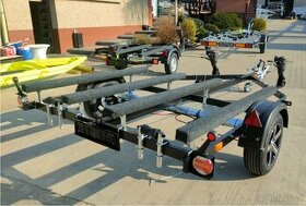 Přívěs,  vlek, vozík pod 2 vodní skútry