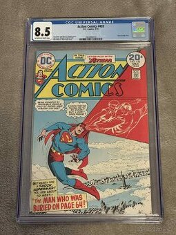 ACTION COMICS #433 SUPERMAN ATOM 1974 CGC8.5 - 1