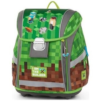 Školní aktovka Oxybag PREMIUM Light Playworld II MINECRAFT