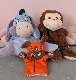 Plyšový maňásci na ruku