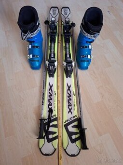 Salamon XMAX 120 cm (komplet lyže, vázání, hůlky, boty)