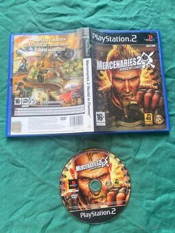 PS2 Mercenaries 2 CZ obal