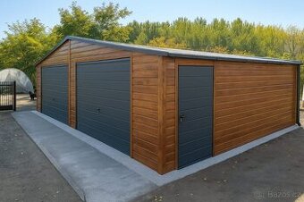 Plechová garáž 8x5 m