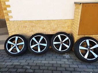 ALU kola 5x108 R17 včetně pneu 205/50R17 6mm