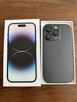 iPhone 14 Pro 128GB – TOP stav, fólie, sluchátka