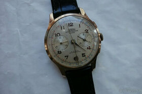 Staré funkční pozl. Swiss hodinky Aureole Chronographe