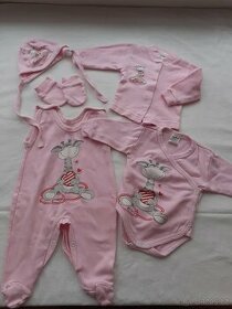 Oblečení pro holčičku 0-3 měsíce (vel. 50-62)