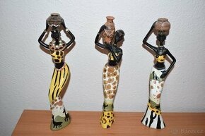 Dekorace - sošky afrických žen