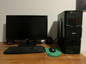 Prodám stolní počítač s monitorem a příslušenstvím