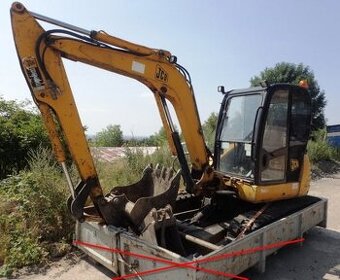 6.4t minibagr guma JCB 8052 dobré pásy