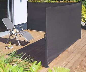 Zahradní zástěna Happy Green posuvná 3×1,6 m nová